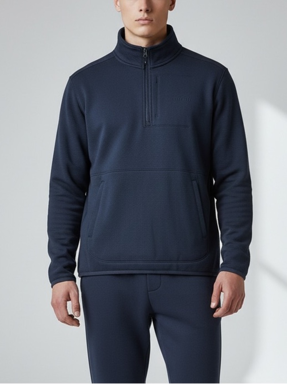 Merrell Navy 1/4 Zip Sweater